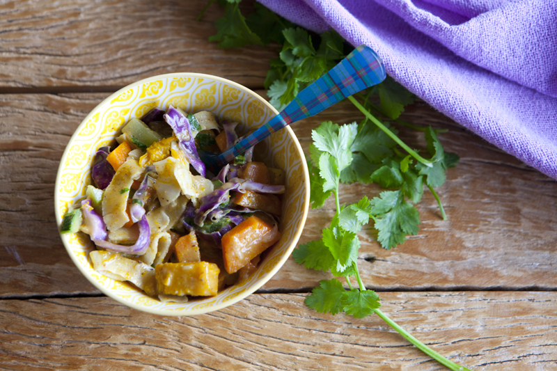 Curry de Tofu, Legumes e Coco